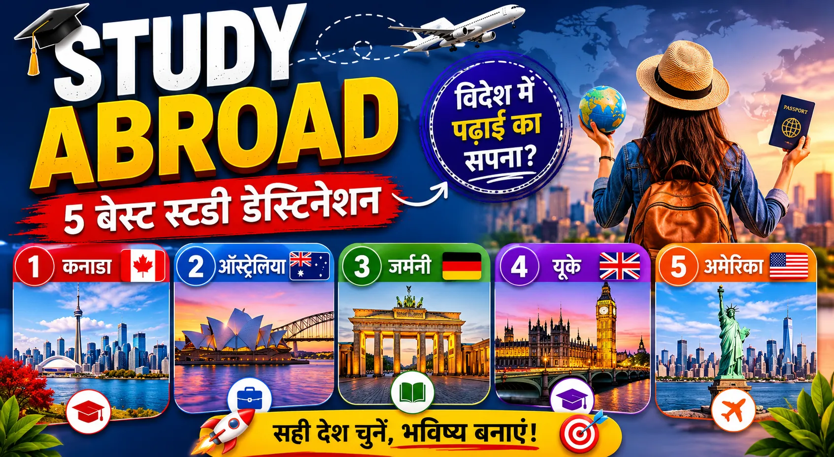 Study Abroad: विदेश में पढ़ाई का है सपना? इन 5 देशों को जरूर करें अपनी लिस्ट में शामिल